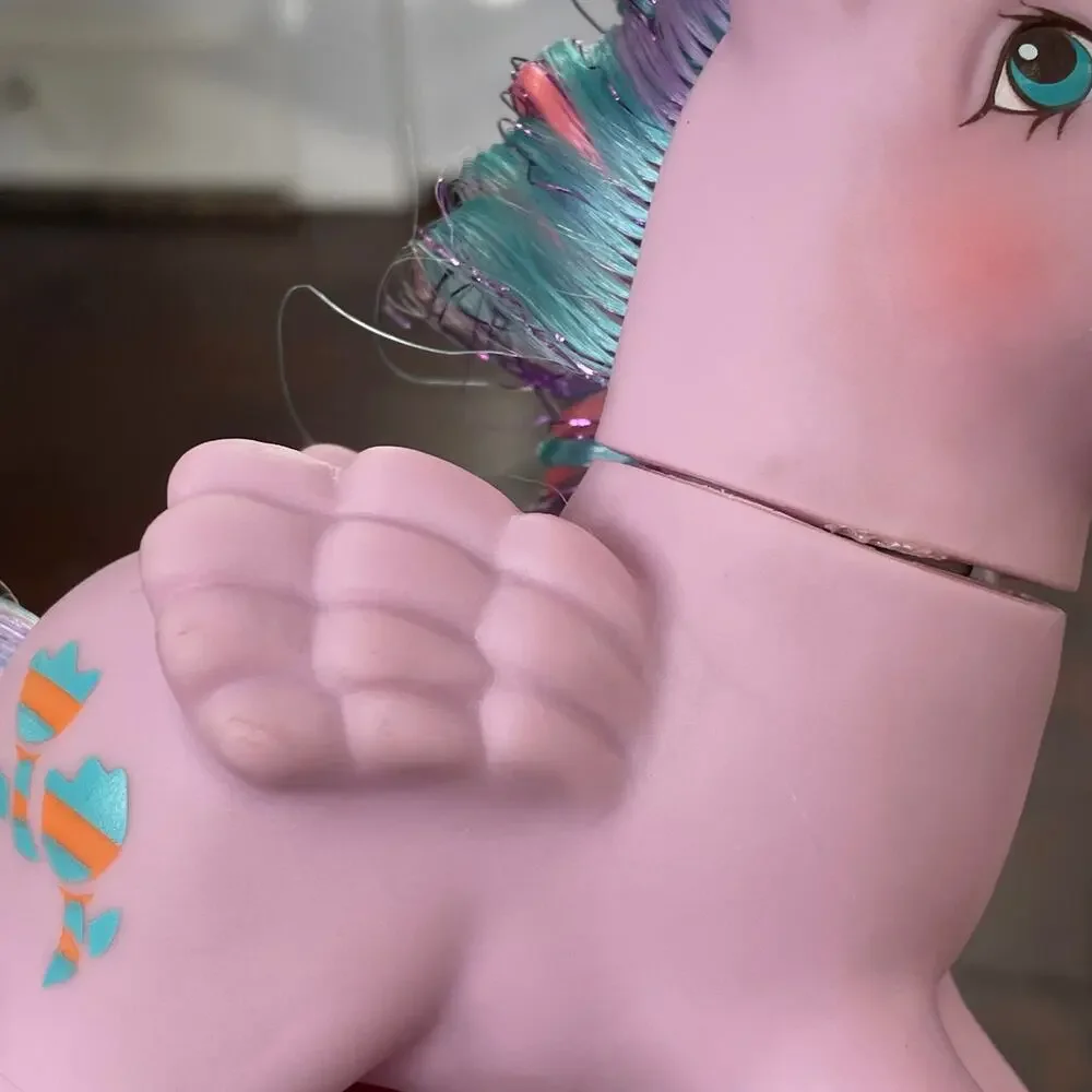 My Little Pony Brilliant Bloom w/ Brush Comb & 2 I Luv You Barrettes MLP READ
